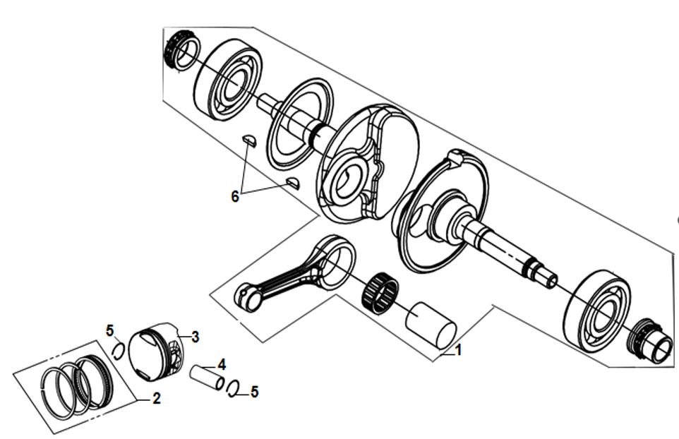SYM Jet X 125 Parça Diyagramı E13