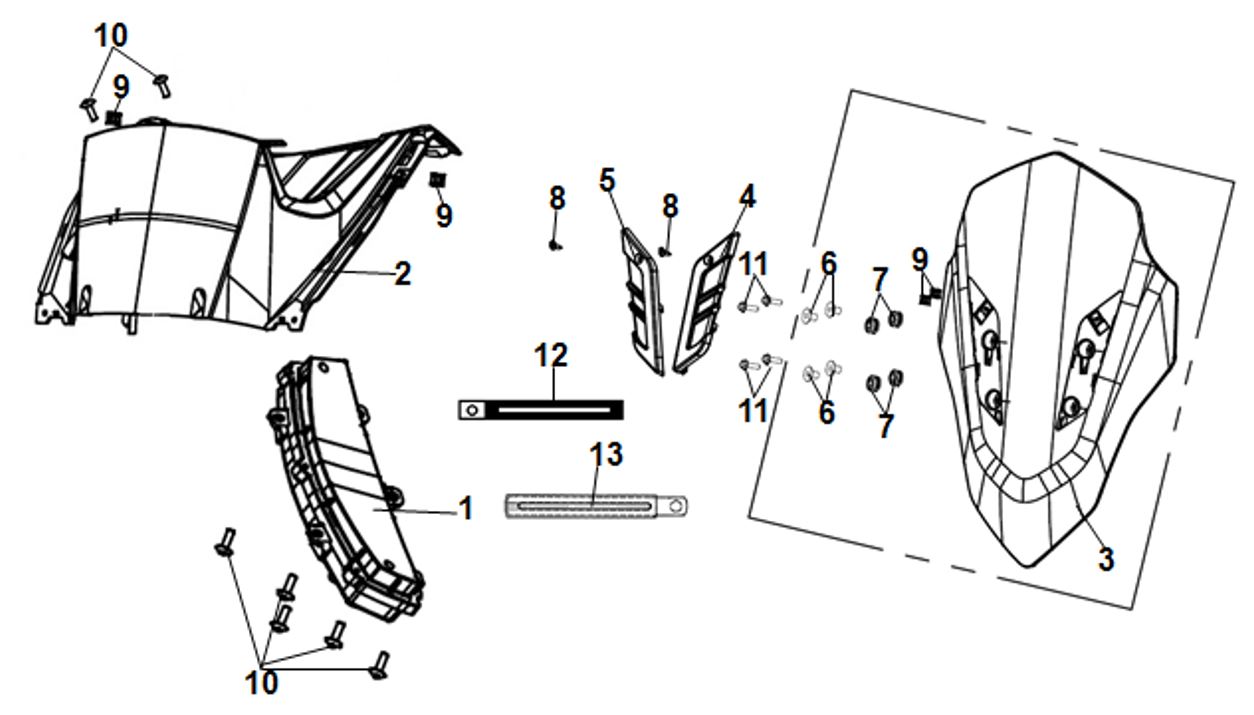 SYM Jet X 125 Parça Kataloğu