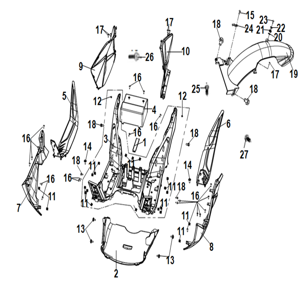 SYM Jet X 125 Parça Kataloğu