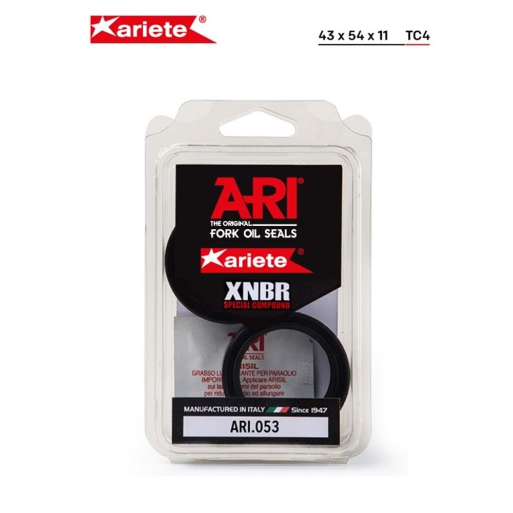 ARIETE HONDA CB 900F HORNET ÖN AMORTİSÖR YAĞ KEÇESİ (01/06) ARI.053 43X54X11 TEK YAYLI
