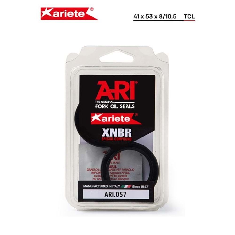 ARIETE YAMAHA YZF R25 ÖN AMORTİSÖR YAĞ KEÇESİ (15/18) ARI.057 41X53X8/10,5 TEK YAYLI