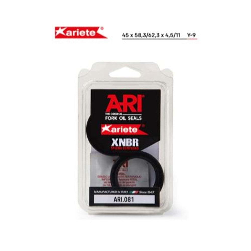 ARIETE GAS GAS EC 250 4T ÖN AMORTİSÖR TOZ KEÇESİ (10/15) ARI.081 45X58,3/62,3X4,5/11 TOZ KEÇESİ