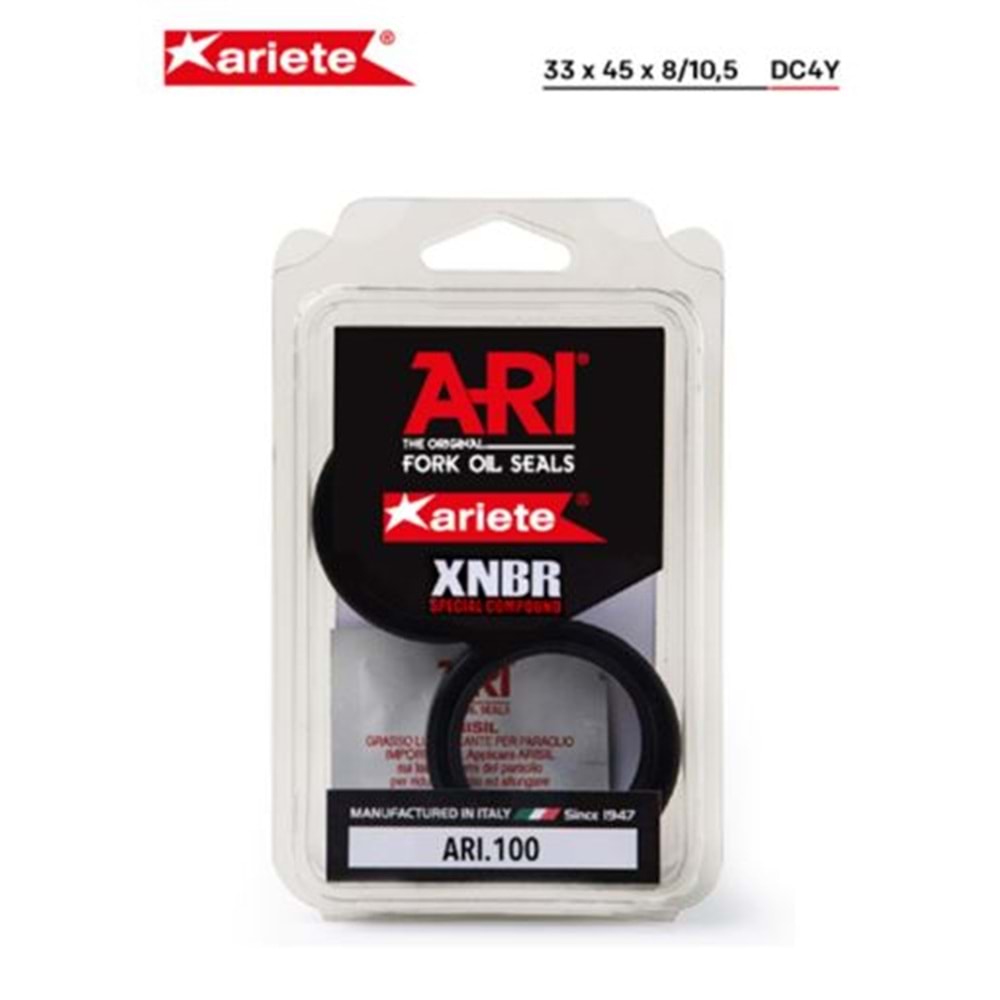 ARIETE SUZUKI BURGMAN 200 ÖN AMORTİSÖR YAĞ KEÇESİ (07/20) ARI.100 33X45X8/10,5 TEK YAYLI