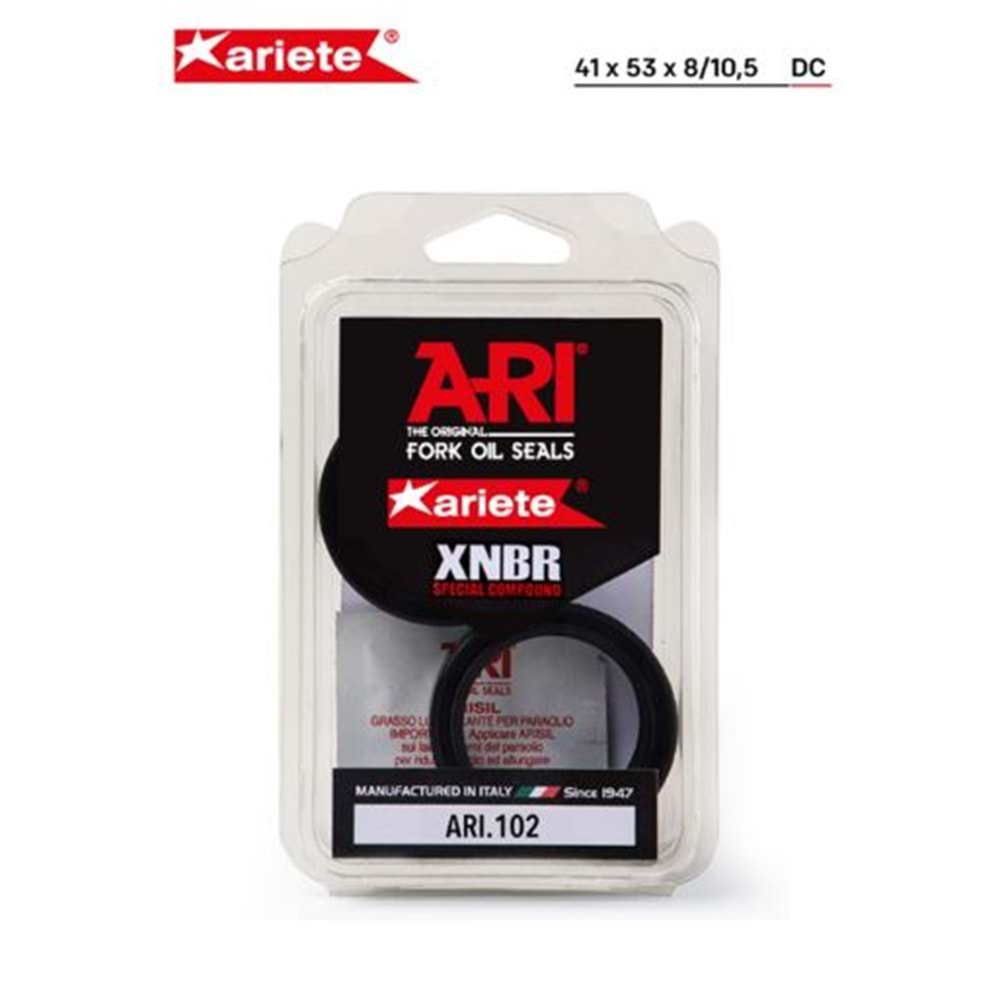 ARIETE KAWASAKI VULCAN 650 S ÖN AMORTİSÖR YAĞ KEÇESİ (15/22) ARI.102 41X53X8/10,5 ÇİFT YAYLI