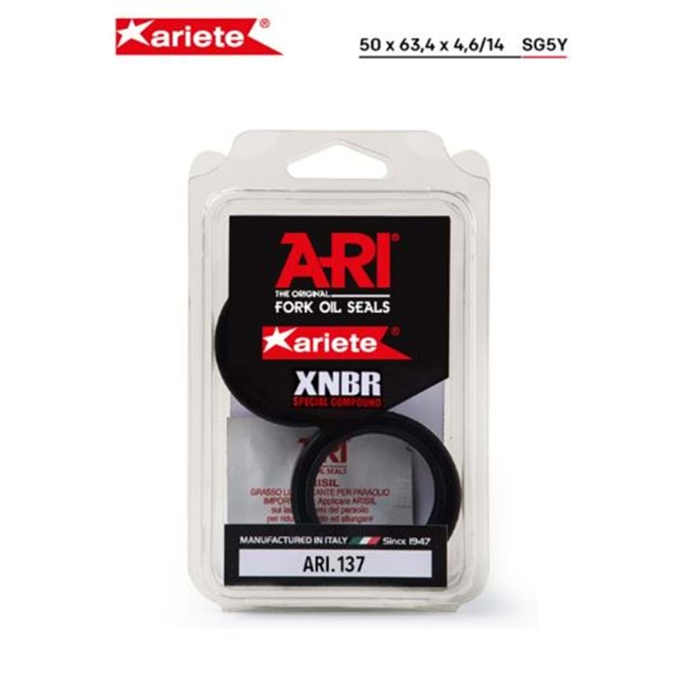 ARIETE BENELLI TRK 502 ABS ÖN AMORTİSÖR TOZ KEÇESİ (17/20) ARI.137 50X63,4X4,6/14 TOZ KEÇESİ