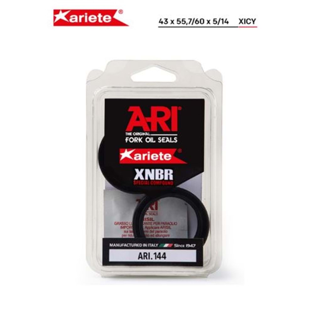 APRILIA RSV4 FACTORY ÖN AMORTİSÖR TOZ KEÇESİ (06/16) ARIETE ARI.144 43X55,7/60X5/14 TOZ KEÇESİ