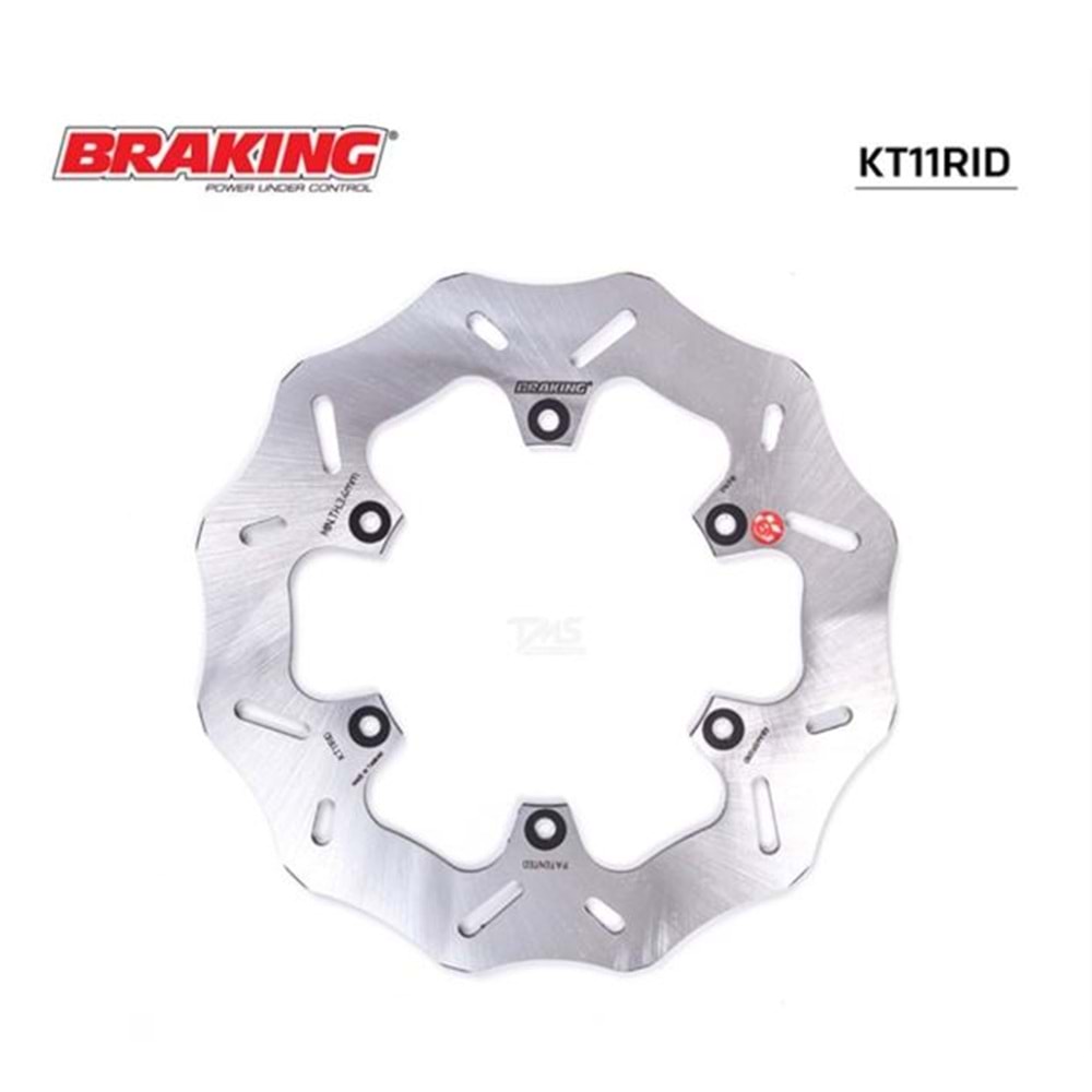 HUSQVARNA FE 250 ARKA FREN DİSK (14/20) BRAKING KT11RID DALGALI