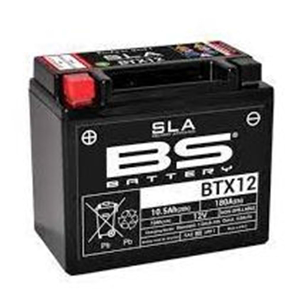 BS BATTERY BTX12 (SLA) Motosiklet Aküsü