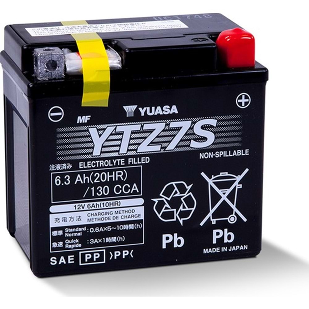 YUASA YTZ7S AKÜ MOTOSİKLET AKÜSÜ