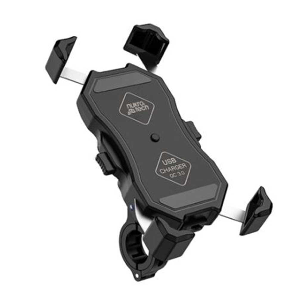 Nukrotech CHT USB li Motosiklet Telefon Tutucu