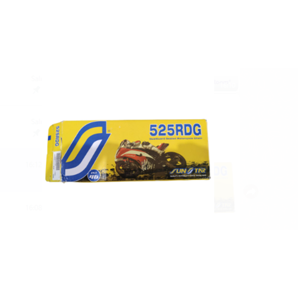 SUNSTAR SS525RDG(ÇELİK)-118 LİNK ÇELİK ZİNCİR (X-RİNG)UYUMLULUK İÇİN AÇIKLAMAYA BAKINIZ