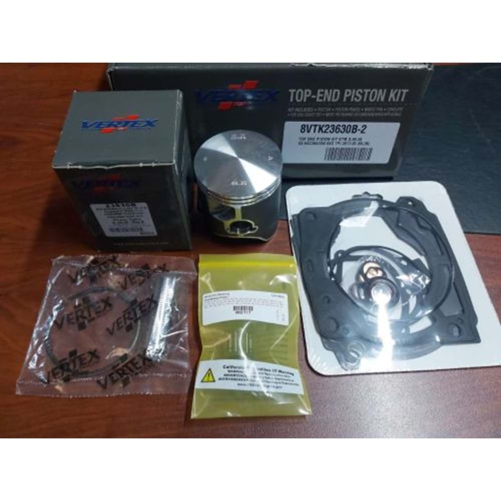 Vertex KTM 250 EXC / EXC TPI 2017-2023 Piston Conta Seti Ø66.35 B 8VTK23630B-2