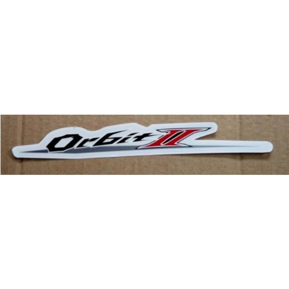 SYM ORBİT 2 YAZISI STİCKER SİYAH 87140-AEV-000-T2
