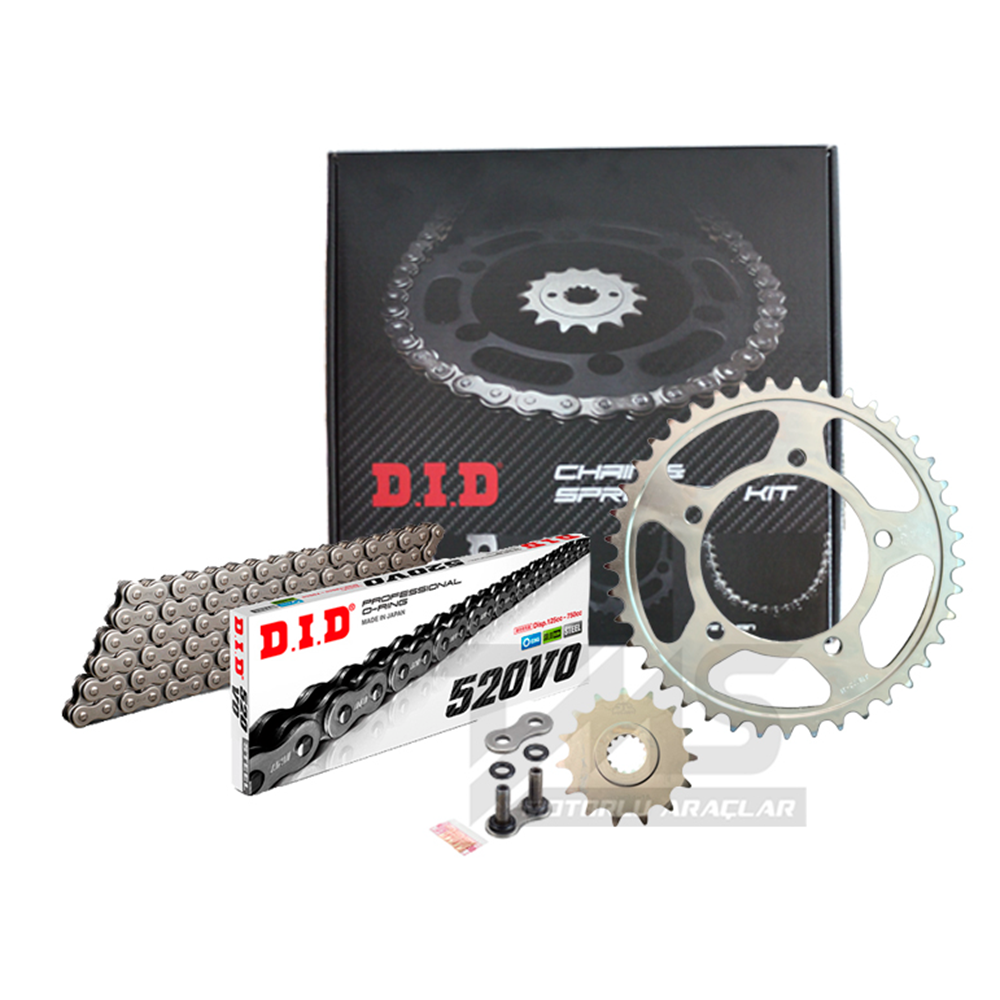 HONDA CBR 250 R 14-18 ZİNCİR DİŞLİ SETİ DID JJ520ORING642