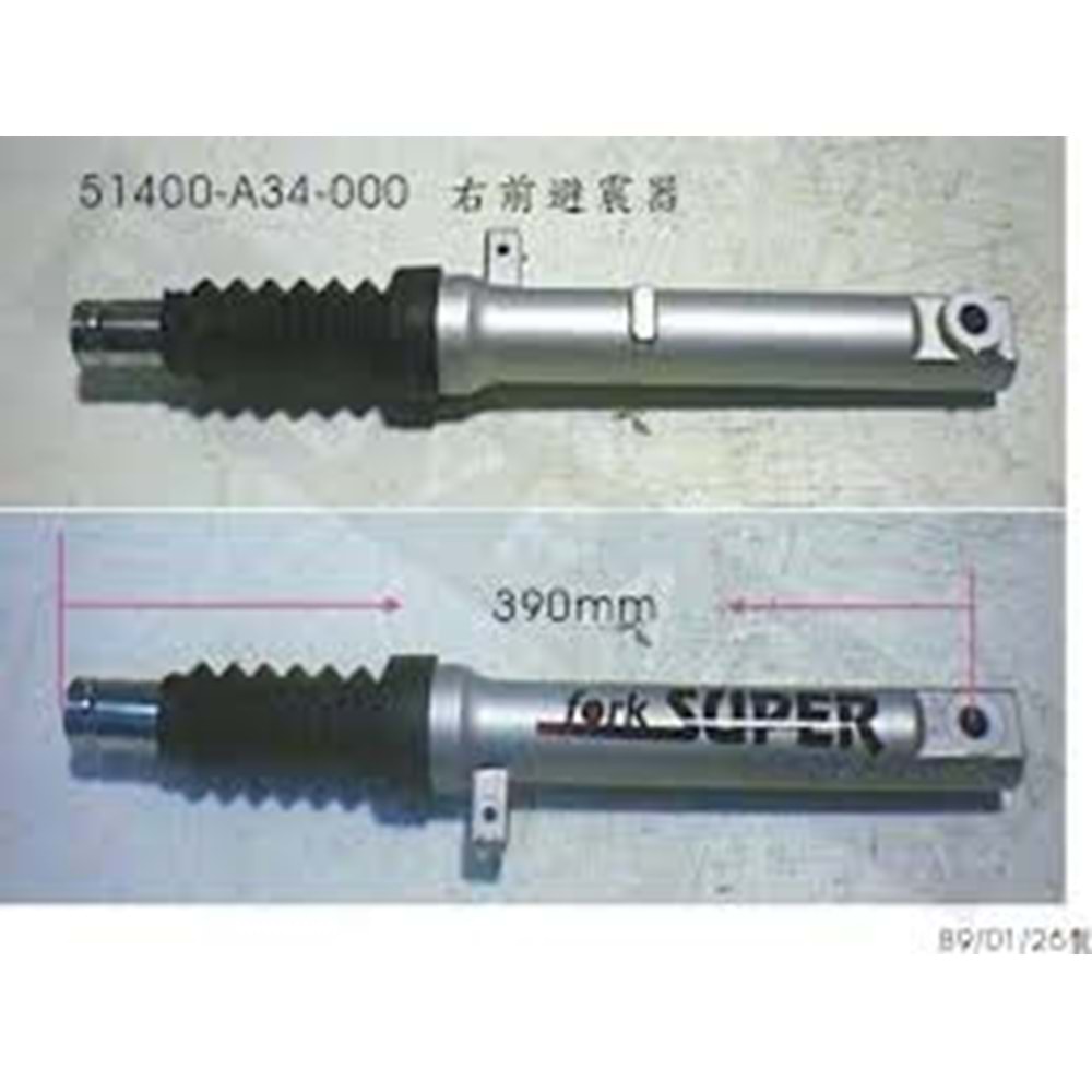SYM MİO 100 ÖN AMORTİSÖR SAĞ BORU 51400-A34-002