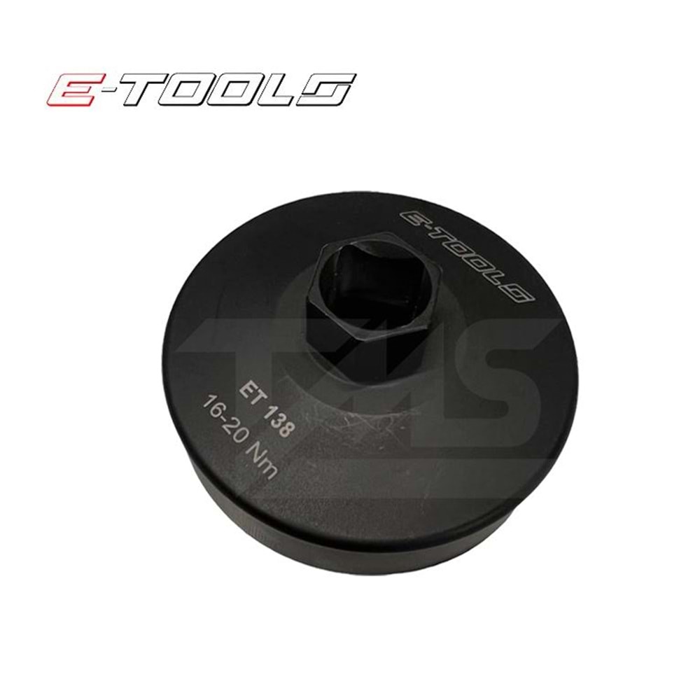 E-TOOLS ET138 YAĞ FİLTRE ANAHTARI SUZUKİ