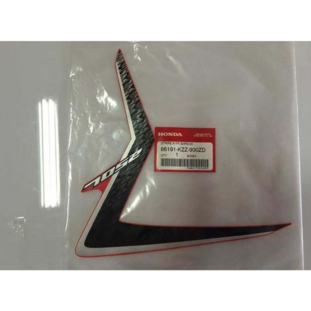 HONDA CRF 250 L SAĞ STİCKER 86191-KZZ-900ZD