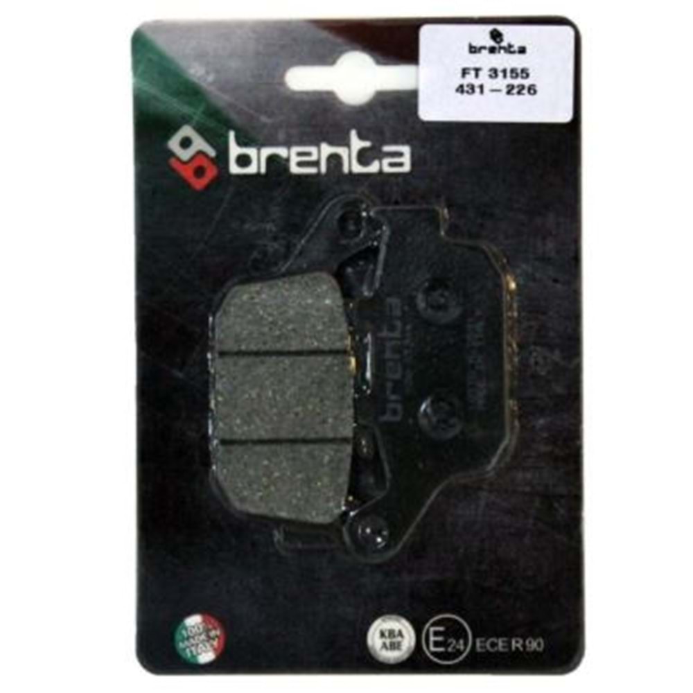 HONDA CB 250 CBR 650F NC 750 ARKA FREN BALATASI ORGANİK BRENTA FT 3155