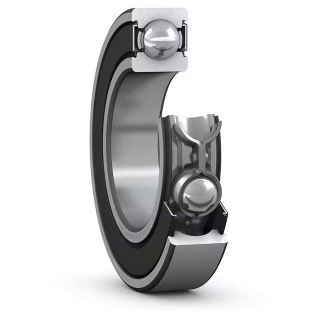 SKF 6004-2RSH/C3 Kapaklı Rulman (20x42x12 mm) – Sabit Bilyalı, Çift Sızdırmaz (Toz & Neme Dayanıklı)
