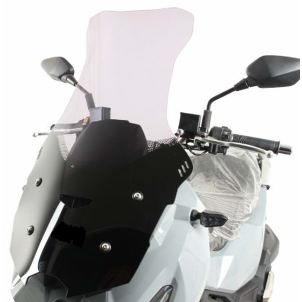 SYM ADX 125 ÖN TUR CAMI ORJ. ŞEFFAF CAM1