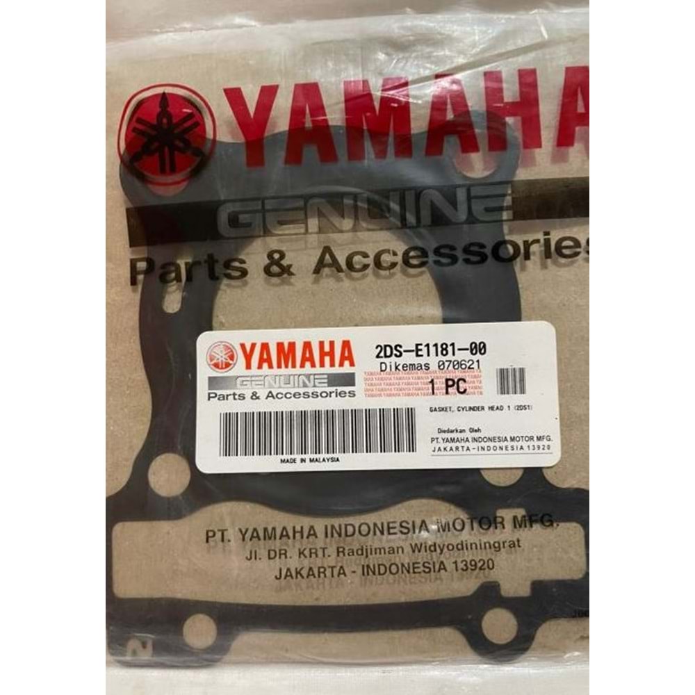 YAMAHA N MAX 125 15-20 SİLİNDİR ÜST CONTA 2DS-E1181-00