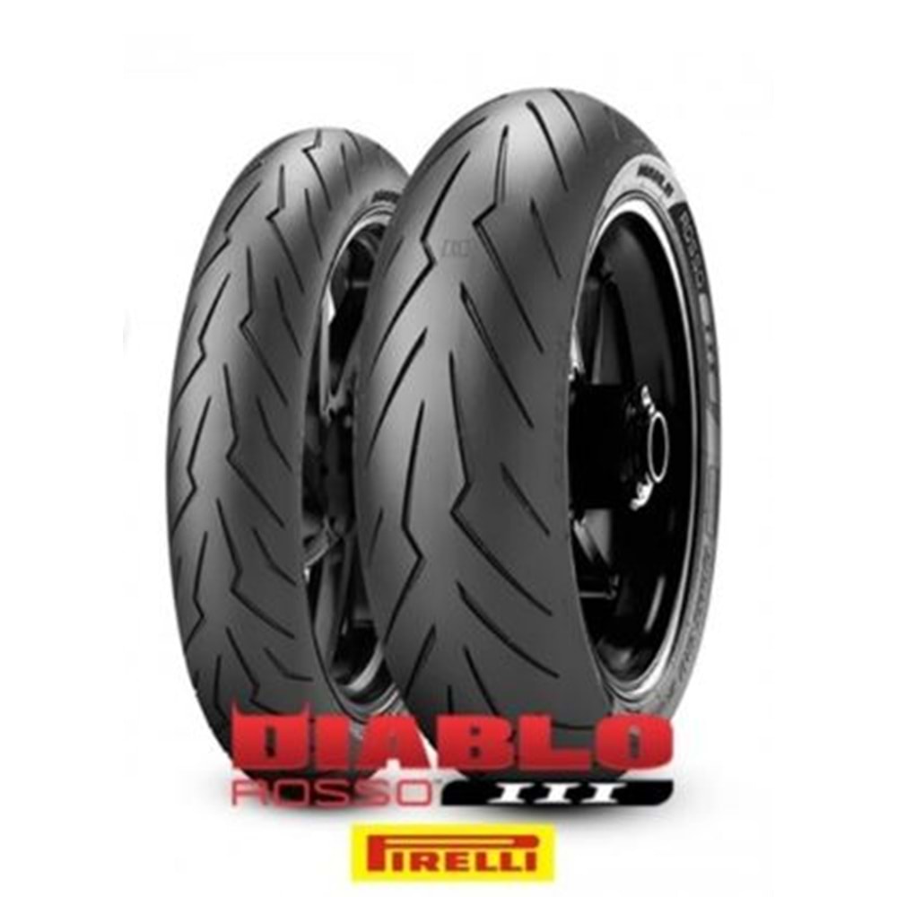 PİRELLİ ROSSO III 110/70-17 150/60-17 TAKIM LASTİK