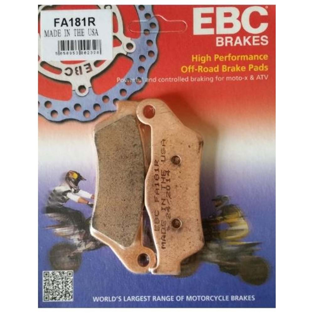 EBC FA181R EBC Fa181r 2020-2023 Cf Moto 800mt Touring Uyumlu Arka Fren Balatası Sinterli Balata