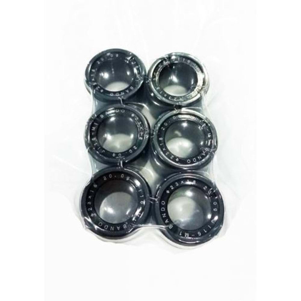 BANDO BWR-017 23X18mm 20gr TAHRİK SETİ BAGA TAKIMI 6LI