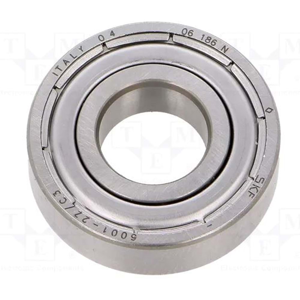 SKF 6001-2Z/C3 Çift Metal Kapaklı Rulman Yüksek Devir