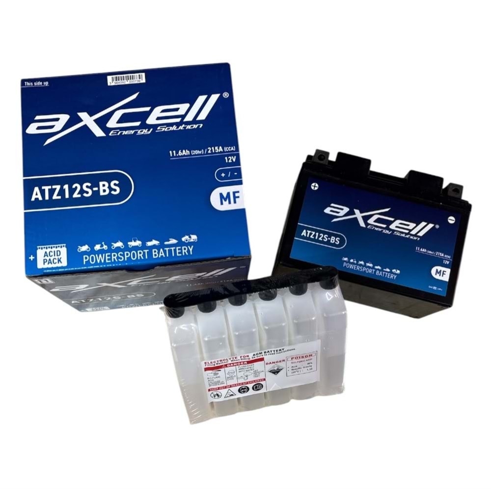 AXCELL ATZ12S-BS 12V 11.6 Ah. AKÜ