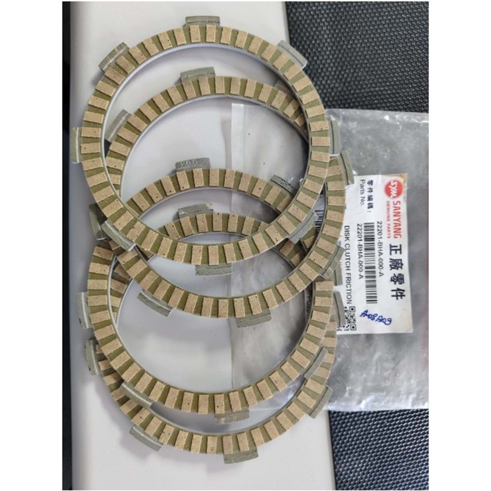 SYM NH X 125 ÖN DEBRİYAJ BALATASI 22201-BHA-000-A SET