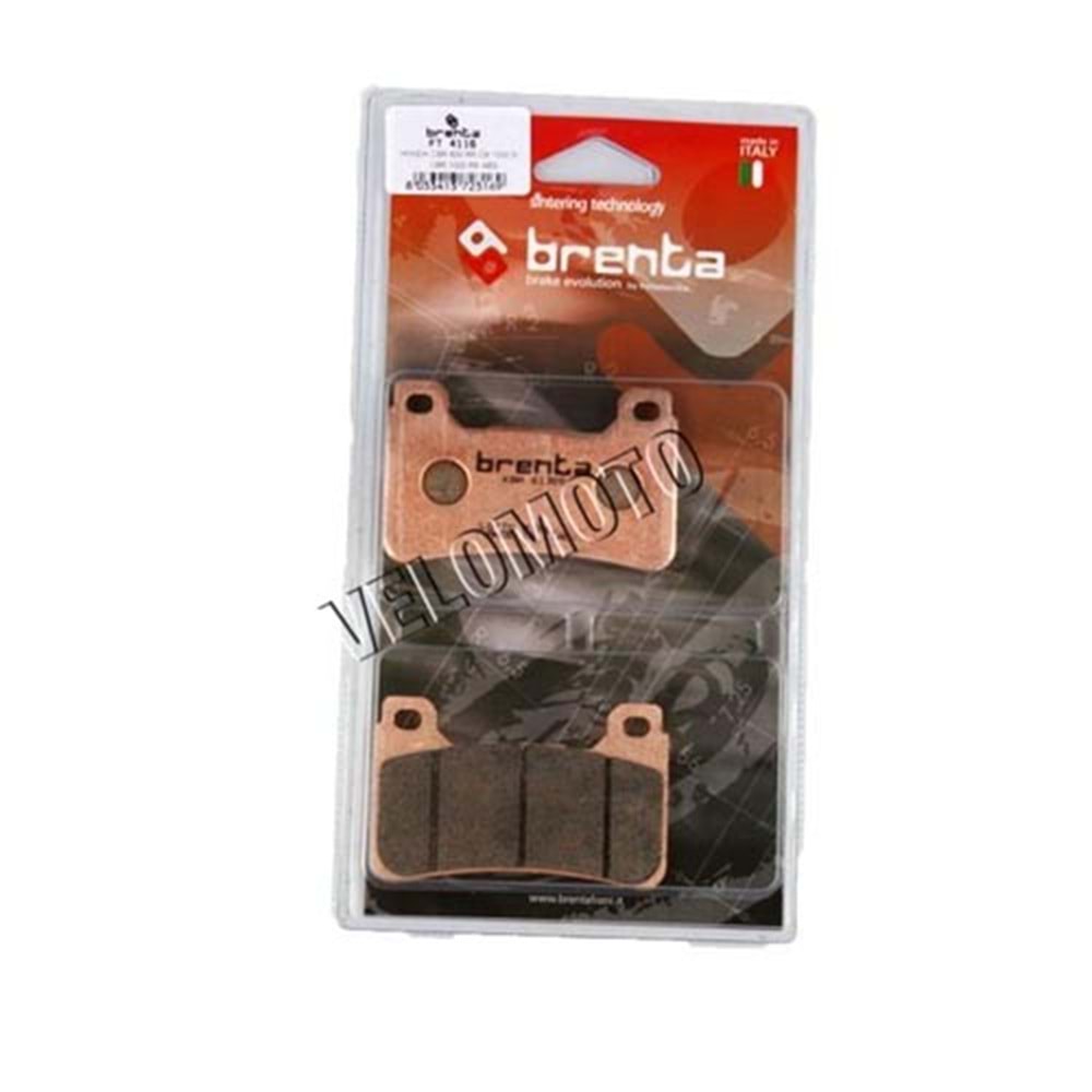 BRENTA SINTER FT4116 HONDA CBR600RR CBR1000RR CB1000R VFR800 ÖN FREN BALATASI