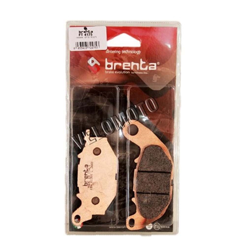 BRENTA SINTER FT4175 YAMAHA R25 MT25 R3 MT03 XMAX 125 300 ÖN FREN BALATASI