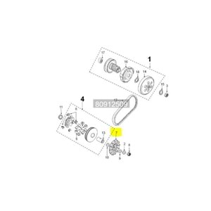 PEUGEOT XP 400 ÖN VARYATÖR PERVANESİ SABİT YANAK ORJ. 1178221000