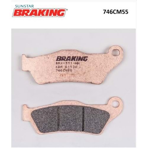 BRAKING 746CM55 SİNTERLİ FREN BALATASI
