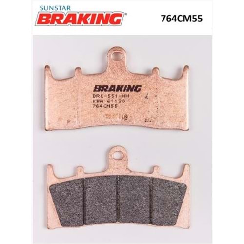 BRAKING 764CM55 SİNTERLİ ÖN FREN BALATASI