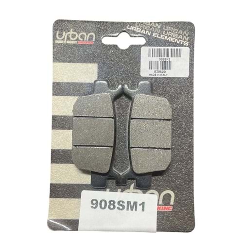 HONDA FORZA 250 ARKA FREN BALATASI YARI METALİK (18/21) BRAKING 908SM1