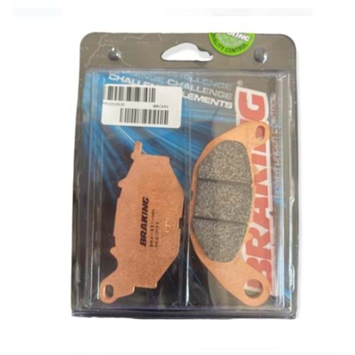 YAMAHA X-MAX / IRON MAX 125 ÖN FREN BALATASI SİNTERLİ (16/20) BRAKING 968CM55