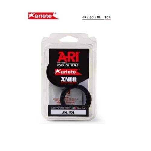 ARIETE HARLEY D. V-ROD VRSCAW ÖN AMORTİSÖR YAĞ KEÇESİ (08/12) ARI.104 49X60X10 TEK YAYLI