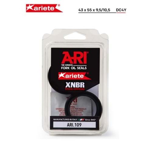 ARIETE HONDA VFR 1200 F ÖN AMORTİSÖR YAĞ KEÇESİ 43X55X9,5/10,5 (10/15) ARI.109 ÇİFT YAYLI