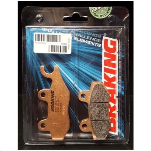 SUZUKI AN 400 BURGMAN ÖN SOL FREN BALATASI SİNTERLİ (07/20) BRAKING P30696