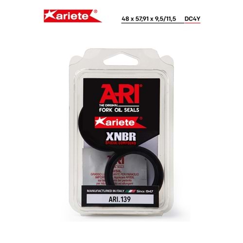 ARIETE ARI.139 ÖN AMORTİSÖR YAĞ KEÇESİ 48 X 57,91 X 9,5/11,5 DC4Y