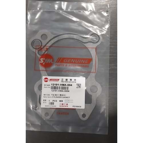 SYM GTS 250 SİLİNDİR ALT CONTA 12191-HMA-004