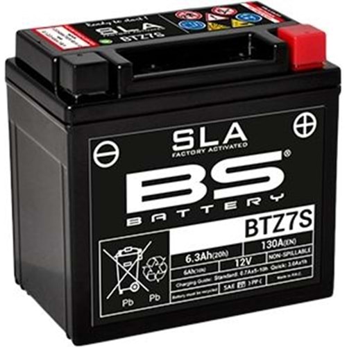 BS BATTERY BTZ7S-SLA Motosiklet Aküsü