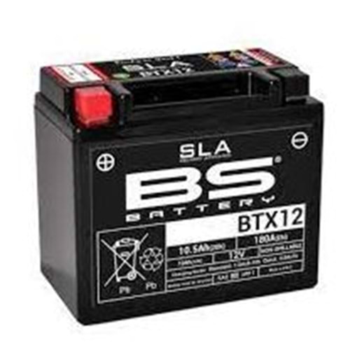 BS BATTERY BTX12 (SLA) Motosiklet Aküsü