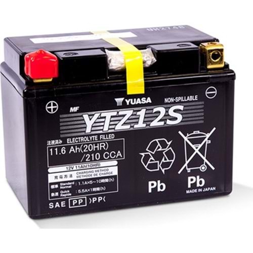 YUASA YTZ12S Motosiklet Aküsü
