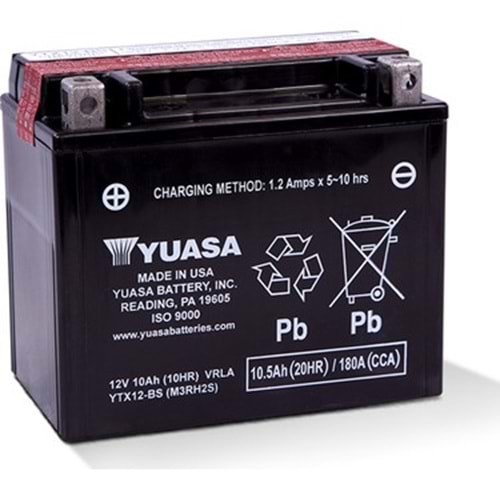 YUASA YTX12-BS Motosiklet Aküsü