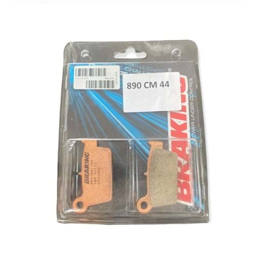 BRAKING 890CM44 ARKA FREN BALATASI 890 CM 44