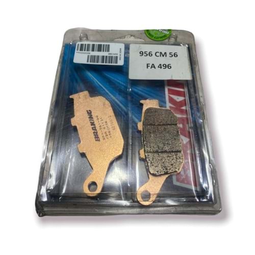 BRAKING 956CM56 ARKA FREN BALATASI SİNTERLİ 956 CM 56 FA 496