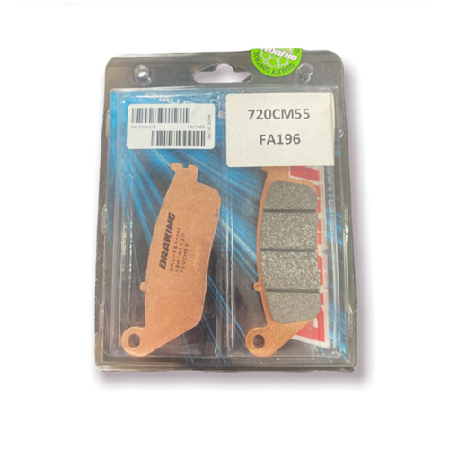 BRAKING 720CM55 ÖN FREN BALATASI BRAKING 720CM55 FA 169